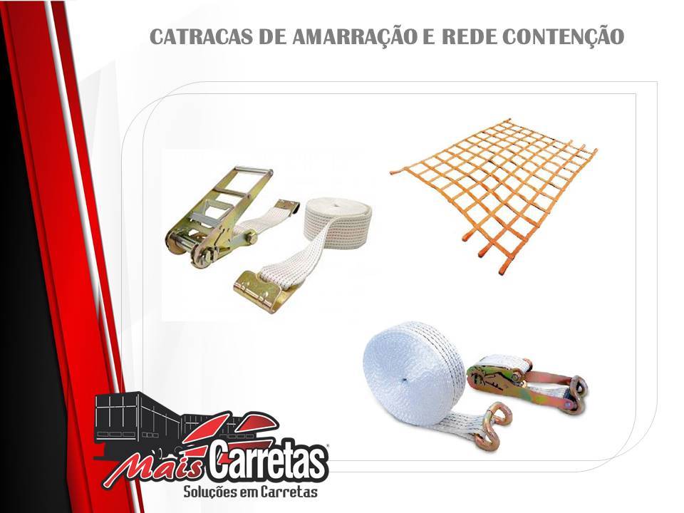 CATRACAS DE AMARRAÇÃO E REDE DE CONTENÇÃO 