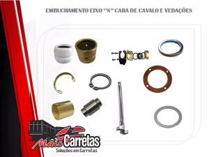 EMBUCHAMENTO ''S'' CARA DE CAVALO E VEDAÇÕES DO CUBO