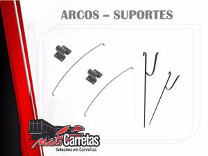 ARCOS - SUPORTES PARA ARCOS E DESCANSO DE LONA